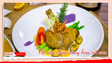 Vịt-nấu-chậm-dùng-kèm-sốt-cam