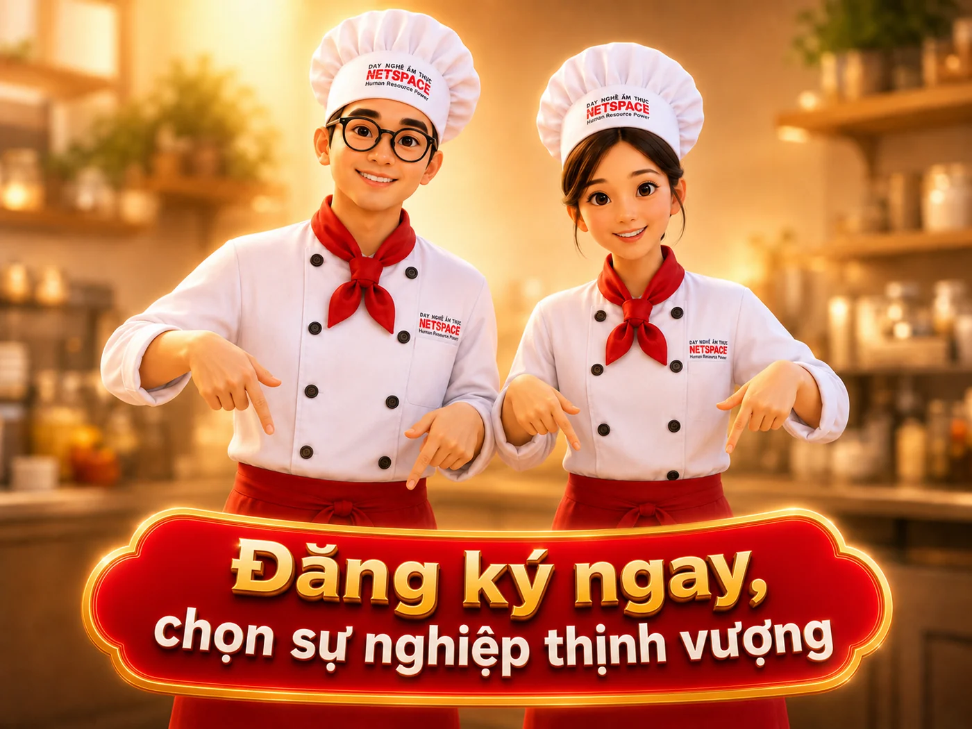 Đăng ký khóa Bếp Chính Chuyên Nghiệp Quốc Tế tại Netspace Đà Nẵng