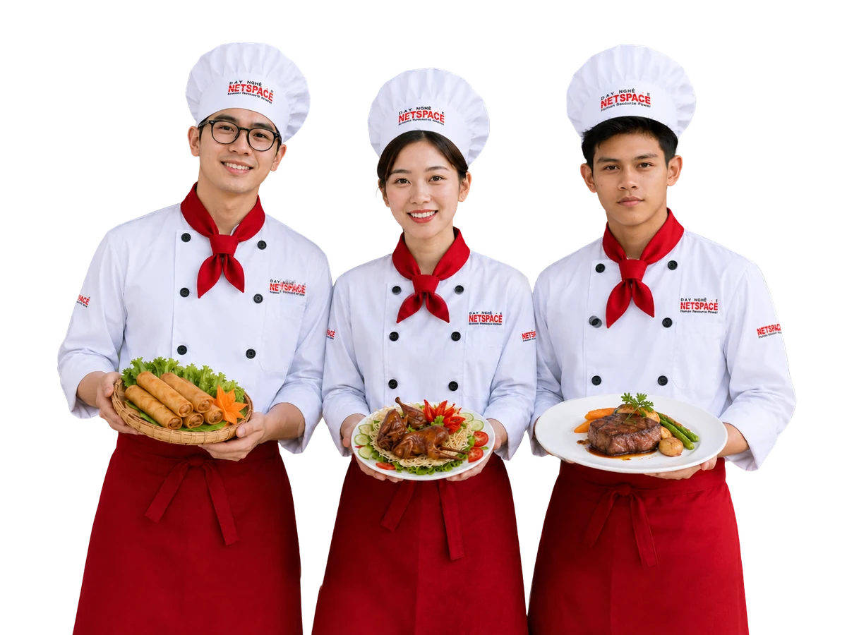 Đầu bếp khóa Bếp Chính Chuyên Nghiệp Quốc Tế